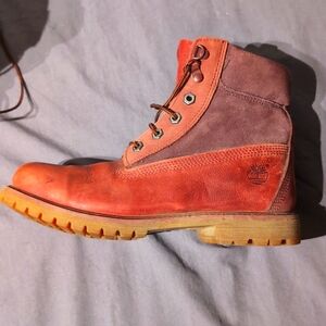 Red Timberland Boots